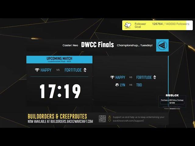 THE FINAL DAY ️ Lyn - Happy - Fortitude  DWCC Finals !Roblox  !RARALAN