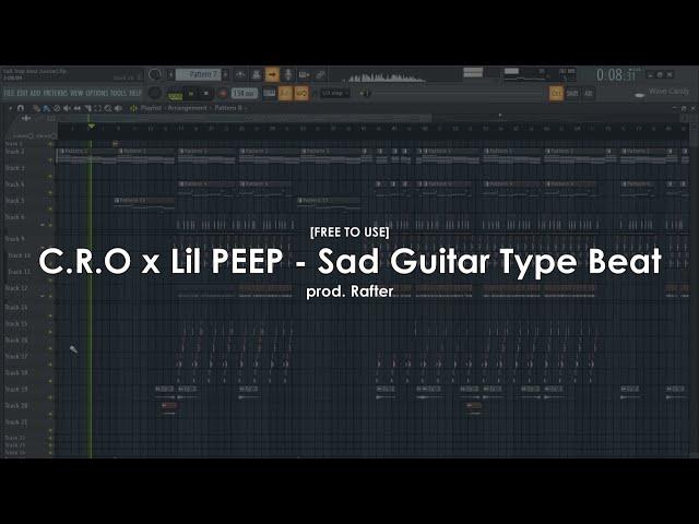 [FREE] C.R.O x Lil Peep Type Beat (Sad Guitar Trap Beat) + FLP