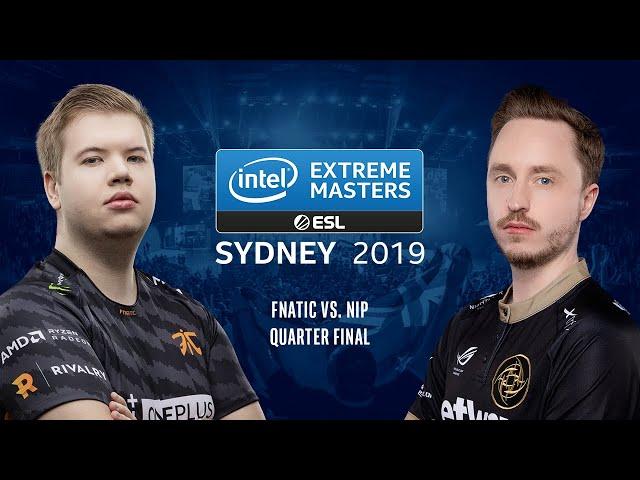 BEST CS:GO SERIES OF 2019?! - NiP vs. Fnatic IEM Sydney 2019 Quarterfinals