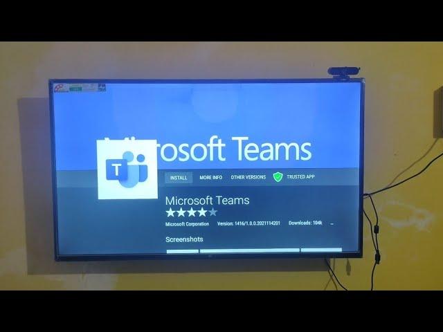  Microsoft Teams in Mi TV / smart TV | Work From Home | Teams | 