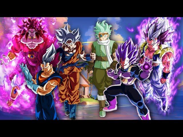 MUI Goku + Vegeta MUE + Granola + Broly Ssj4 + Gogeta + Vegito Vs All  ( Who is Strongest? )