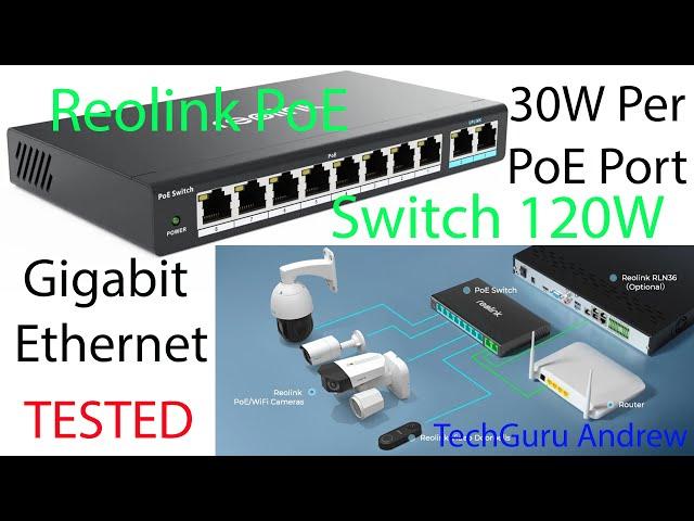 Reolink RLA-PS1 PoE Switch 120W