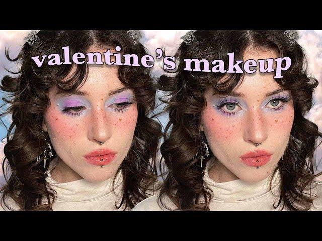 ethereal valentine's makeup