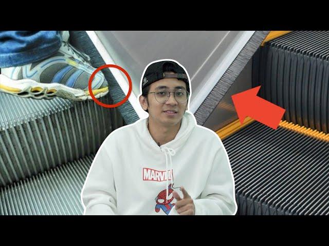 Berus Dekat Escalator Tu untuk Cuci Kasut Ke?