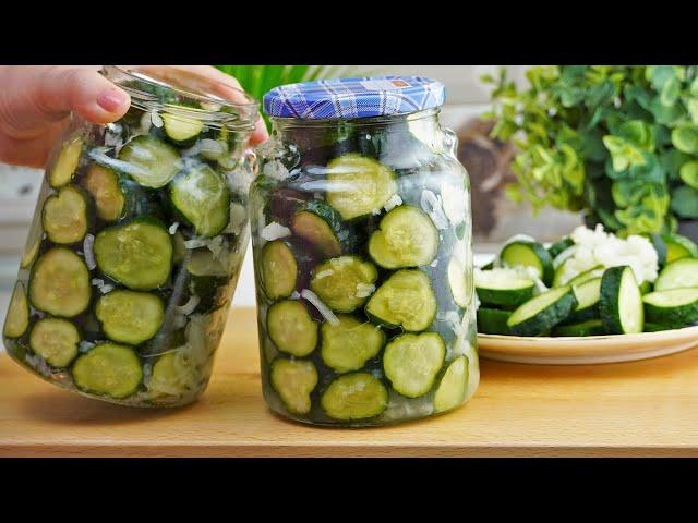 Crispy cucumbers German style! I can make 30 jars and there is still not enough