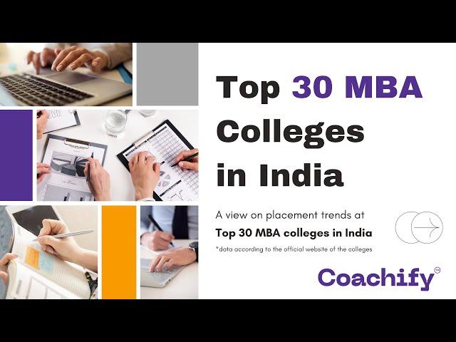 Top 30 MBA Colleges in India | Placement Trends of 2021/22 | Know your B-School | CAT 23 Preparation