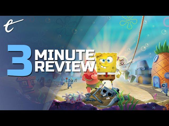 SpongeBob SquarePants: Battle for Bikini Bottom - Rehydrated | Review in 3 Minutes