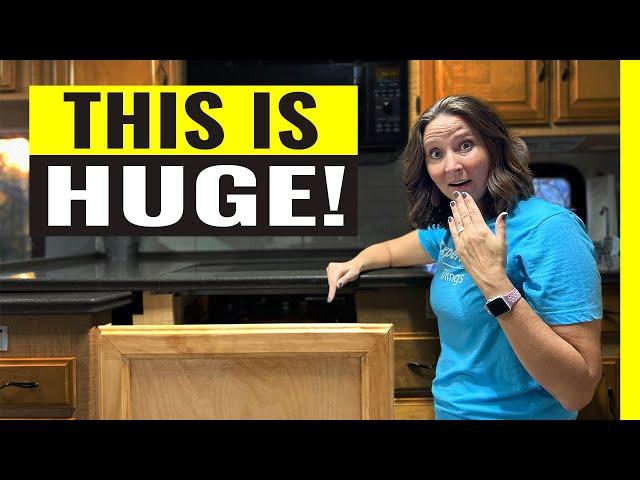 RV Renovation Tour! How We DOUBLED Our RV Storage Space