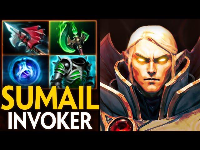 EPIC SUMAIL INVOKER 1250XPM GAME vs LINA MID | Dota 2 Invoker