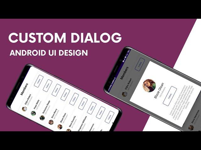 Custom Dialog Box in Android| Recyclerview and cardview UI design