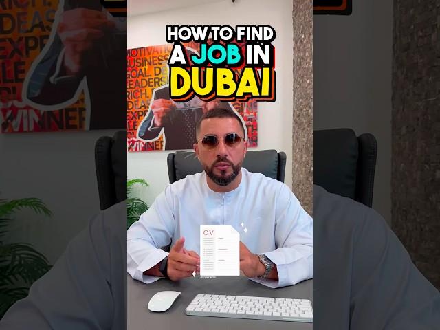 HOW TO FIND A JOB IN DUBAI