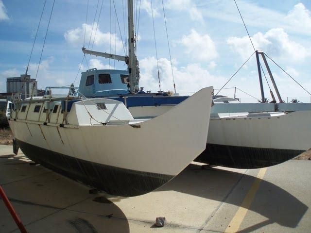 James Wharram pahi 31 catamaran sailing yacht. boat for sale