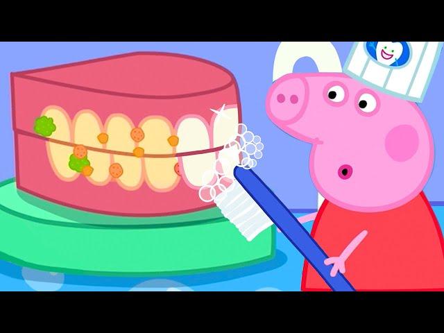 Clean Teeth Vs Dirty Teeth  | Peppa Pig Tales Full Episodes