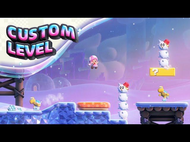 Super Mario Bros. Wonder Custom Level - "Bouncy Ice Ballet"