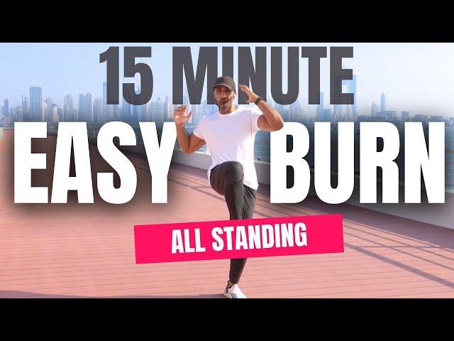 BURN FAT in 15 MINS at HOME! BEGINNERS FRIENDLY!