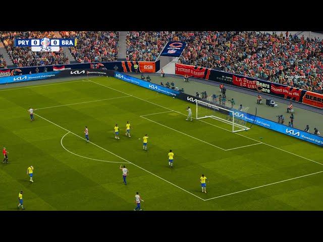 Paraguay vs Brazil | Copa América 2024 | PES 2021