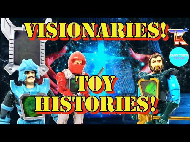 History of Visionaries | 1987 Hologram Action Figures w/ Gayties Toys | Knights of the Magical Light