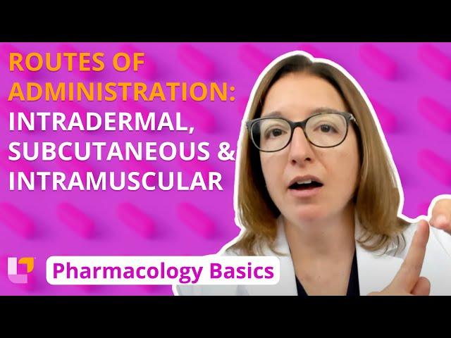 Routes of administration: Intradermal, Subcutaneous, Intramuscular - Pharm Basics | @LevelUpRN