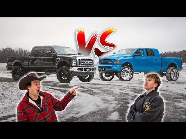 Ultimate Cummins F250 Vs CboysTV Filmer "Cheeto Truck"