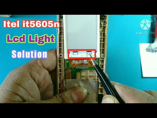 itel it5605n display light jumper ways || itel it5605n lcd light jumper solution