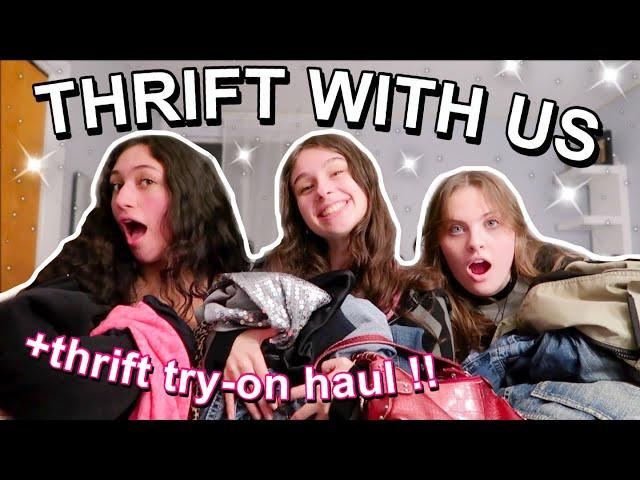 THRIFT WITH US w/ thrift try-on haul