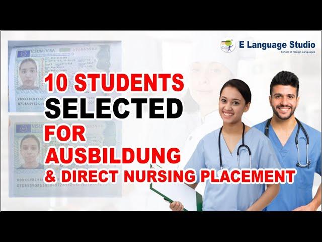 10 Students Selected for Ausbildung & Direct Placement ELS March 2025 | Ausbildung in Germany 2025