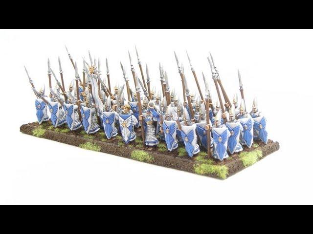 How to Paint High Elves Spearmen