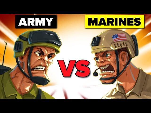 ARMY vs MARINES - What's the Real Difference? (Compilation)