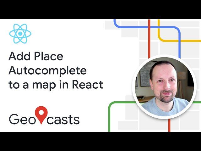 How to add Place Autocomplete input to a map in React