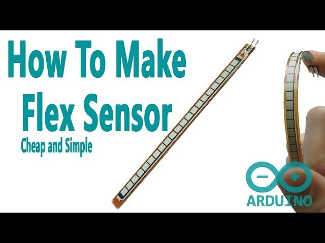 Make a Flex Sensor for Robotic Hand and Arduino | DIY
