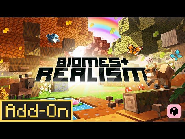 BIOMES + REALISM ADDON: 10+ NEW Biomes Added to Minecraft Bedrock Edition Survival