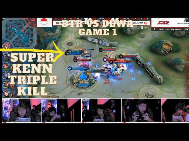 BTR VS DEWA GAME 1 ( last minute ) SUPER VYNN GROCK WILD CHARGE