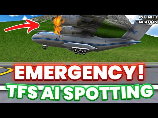 TFS Plane Spotting: AI TRAFFIC | Turboprop FS UPDATE 1.27 | Main Airport Emergency Landing