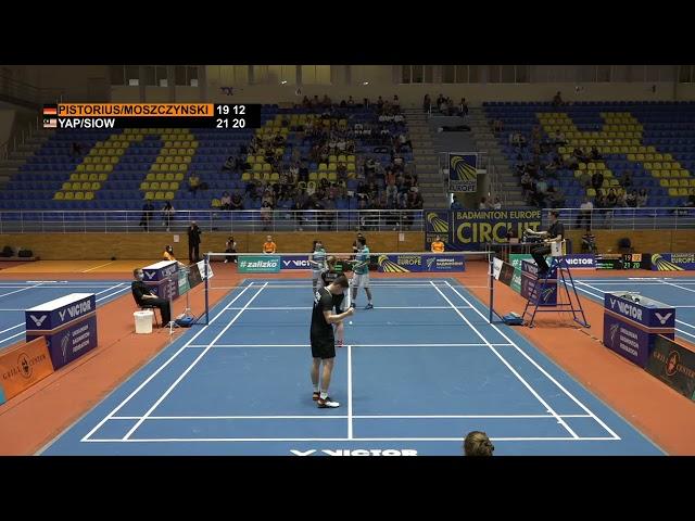 Match point - Pistorius / Moszczynski vs Yap / Siow - XD, Final, Ukraine Int. 2021