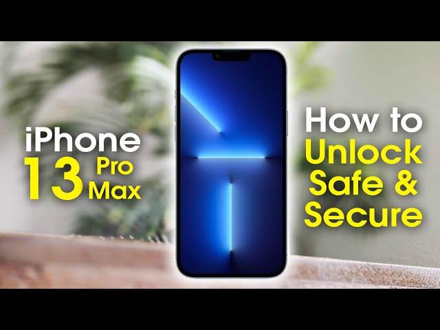 How to Unlock iPhone 13 Pro Max