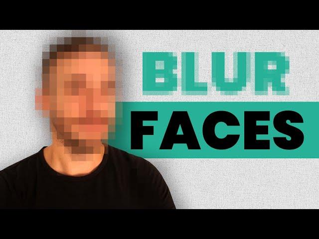 How to blur faces and objects on YouTube 2020 - YouTube editor