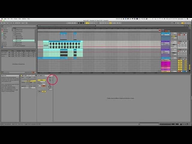 Ableton 11   Change warp setting to multiple tracks