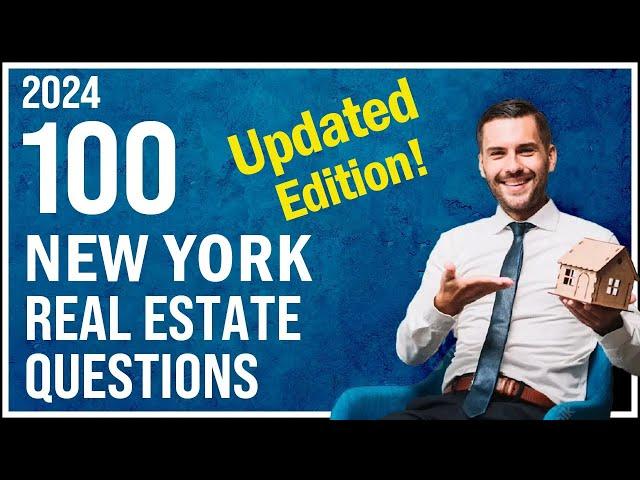 New York Real Estate Exam 2024 (100 Questions with Explained Answers - Updated Edition)