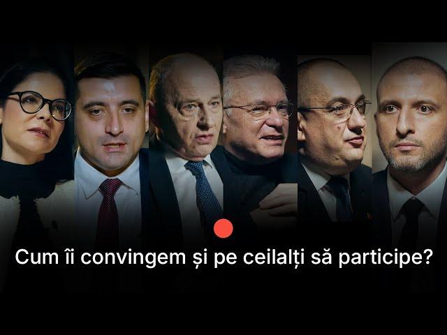 CUM ÎI CONVINGEM ȘI PE CEILALȚI SĂ PARTICIPE? @Lasconi @Georgescu @Ciucă @Ciolacu