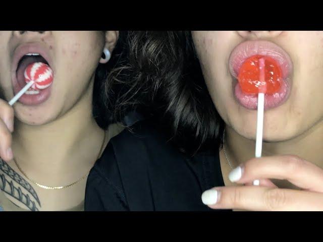 ASMR - GOURMET BIG LOLLIPOPS, KISSING HER?!, ZOLAR!!