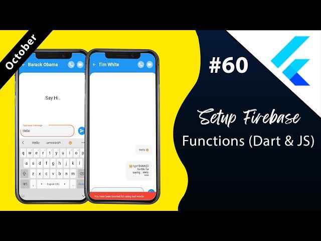 Flutter Tutorial - Setup Firebase Functions (Dart & JS)