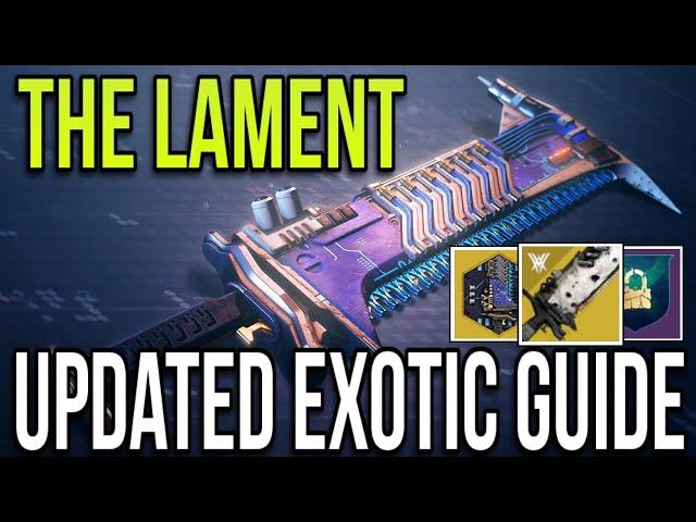 How to Get THE LAMENT Exotic Solar Sword in 2023! - The LOST LAMENT Updated Exotic Guide [Destiny 2]