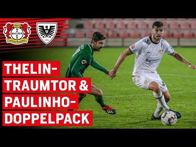 Bayer 04 Leverkusen - Preußen Münster 4:2 | Paulinho trifft doppelt | Highlights