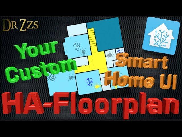 Use your Floor Plan to Control your Smart Home | Home Automation | HA-Floorplan