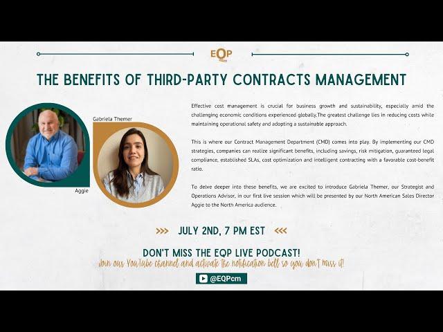 THE BENEFITS OF THIRD-PARTY CONTRACTS MANAGEMENT