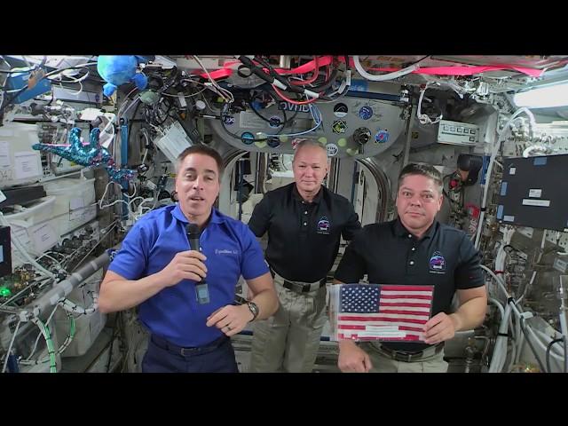 Independence Day Message from Astronauts in Space