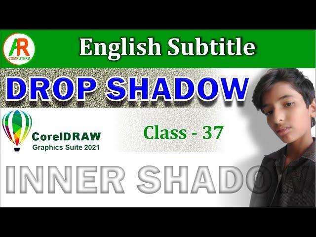 Drop Shadow in CorelDRAW 2021 | Step-by-Step Tutorial | alrafaycomputers Class-37