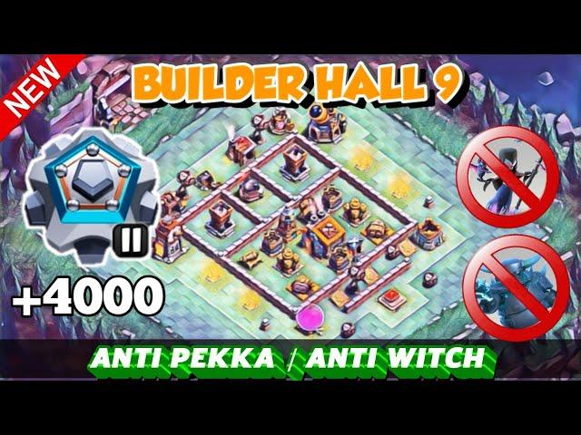 TOP 10 BEST BUILDER HALL 9 WITH LINK || BH9 ANTI PEKKA / ANTI WITCH / BUILDER HALL 9 BASE 2024