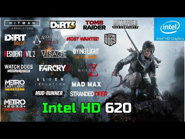 Intel HD 620 | 20 Games Tested | 4GB RAM