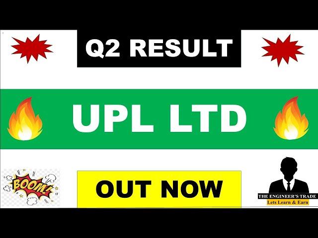 UPL Q2 Results 2024 | UPL Results Today | Upl share latest news | upl share | upl share news | upl